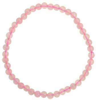 4mm Rose Quartzstretch bracelet