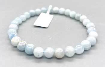 4mm Aquamarine bracelet