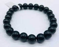 8mm Jet bracelet