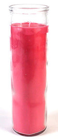 Pink 7-day jar candle