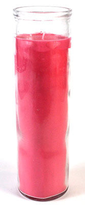 Pink 7-day jar candle