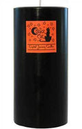 Black Cat pillar candle 3" x 6"
