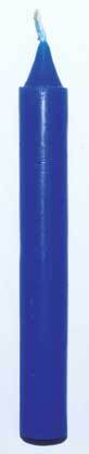 Blue 6" household candle