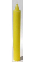 Yellow 6" household candle