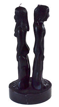 8" Black Separation candle
