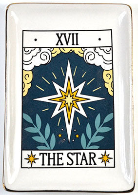 4 1/2" x 6 1/2" Star tarot dish