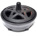 3 3/8" Cast Iron Pentagram cauldron